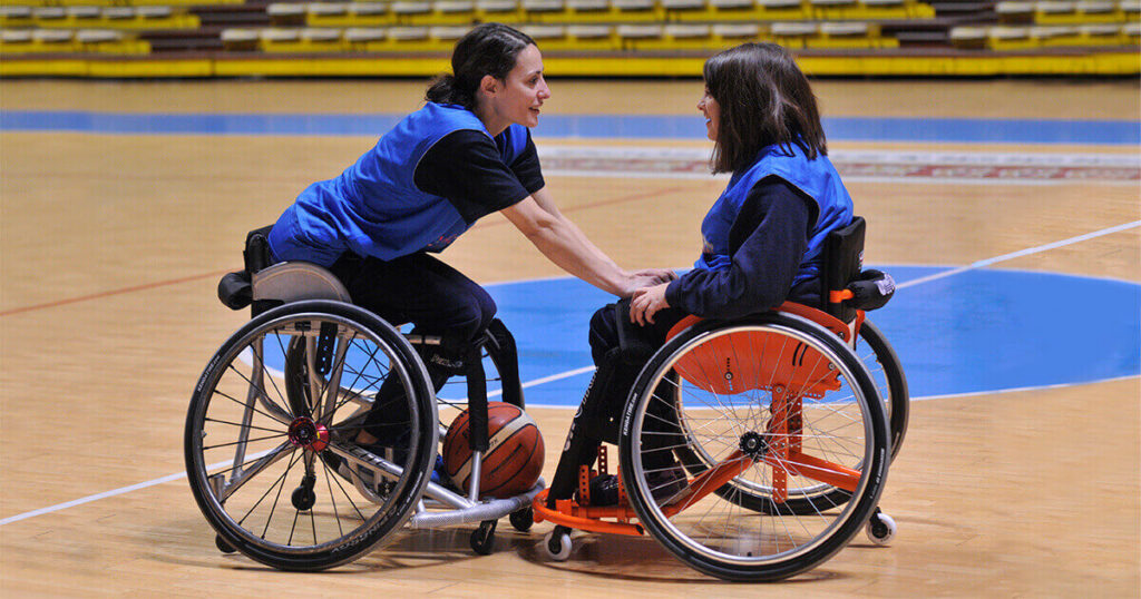 Candido Junior Camp Padova basket in carrozzina ragazzi disabili